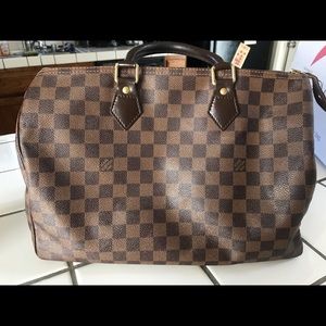 LOUIS VUITTON AUTHENTIC SPEEDY 35